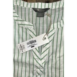 New Women's PEAPOD STRIPE MEADOWLANDS SLEEVELESS Dillards Natural Reflections XL